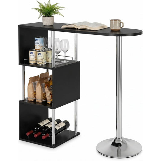 tavoli da bar nero gomma antiscivolo resistente